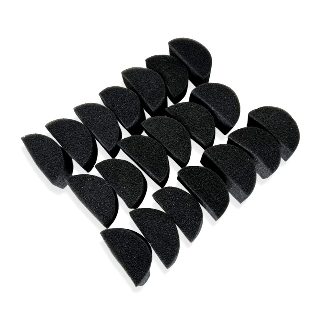 20 Pcs Face Paint Sponges for Painting Yellow and Black Sponges Tear Drop  Face Painting Supplies for Kids Adults Makeup Art Work and Body Paint