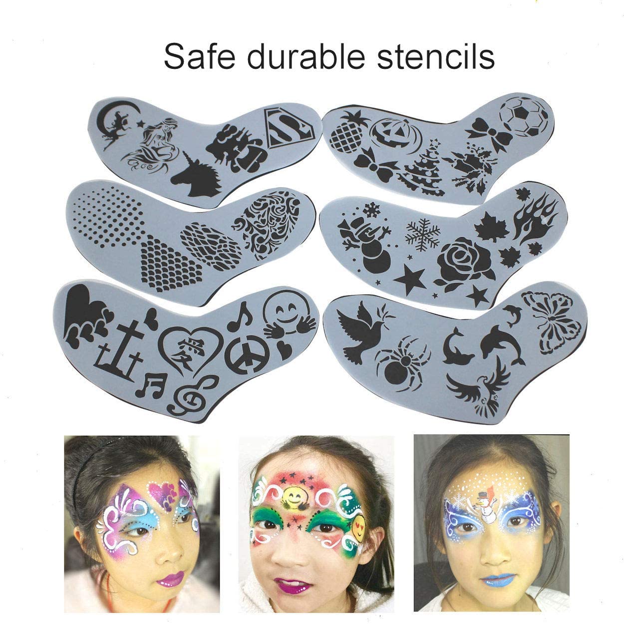 Face Paint Stencils  Graftobian Professional Makeup – Graftobian Make-Up  Company