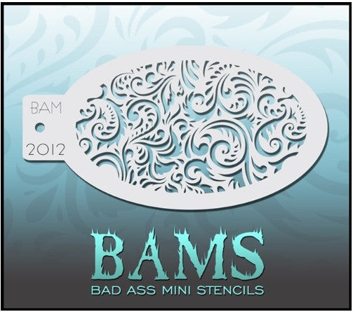 Bad Ass Mini Stencils 2012 - Kryvaline Body Art Makeup | Glitter Tattoos, Face & Body Paint, Design - Kryvaline Body Art Makeup