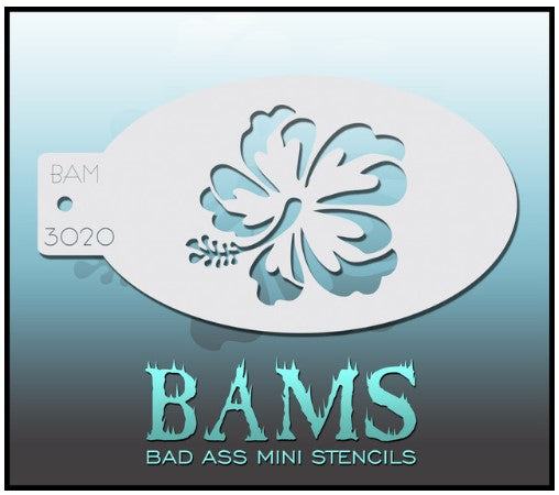 Bad Ass Mini Stencils 3020 - Kryvaline Body Art Makeup | Glitter Tattoos, Face & Body Paint, Design - Kryvaline Body Art Makeup