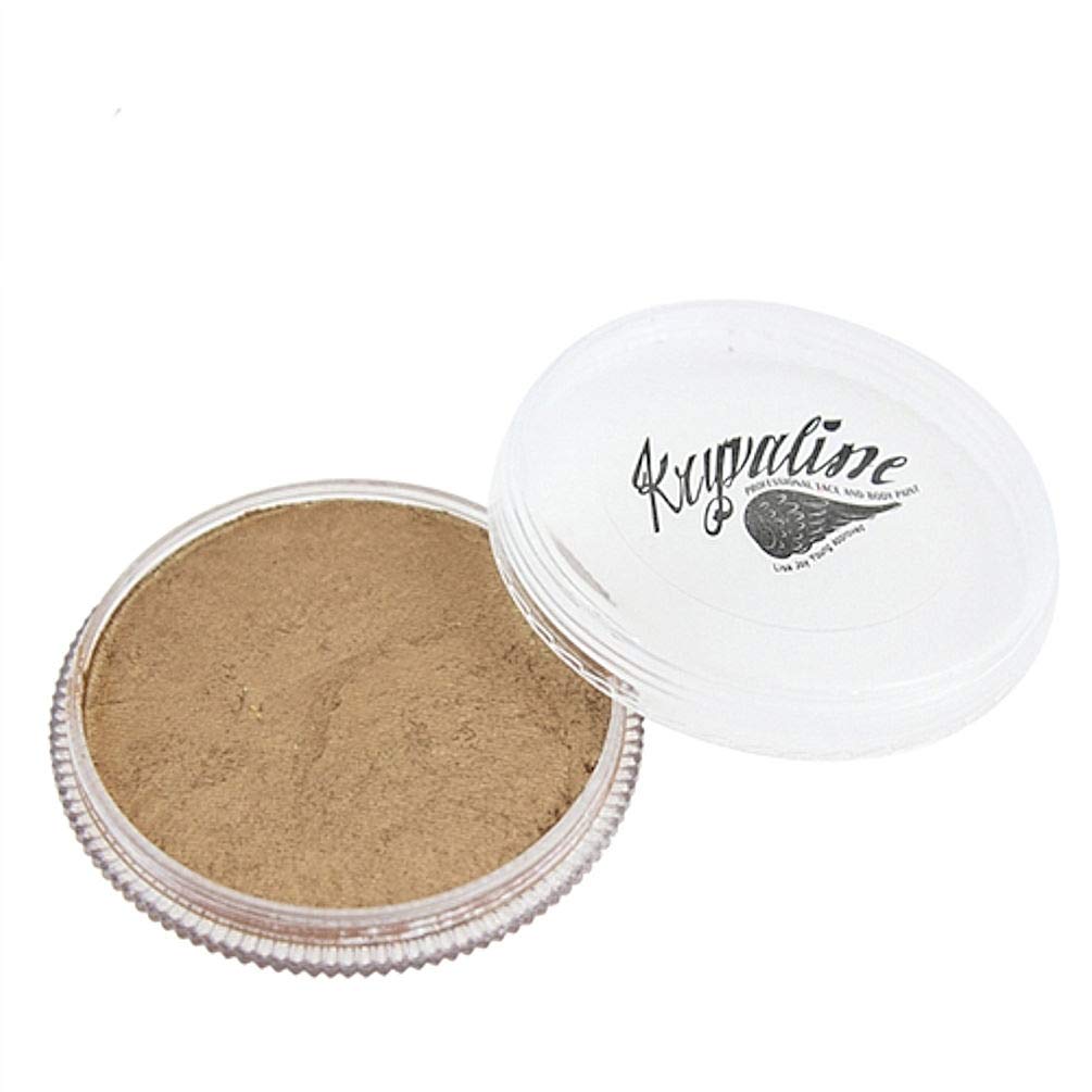 Kryvaline Face and body Paint Metallic Colors 30g Bronze - Kryvaline Body Art Makeup | Glitter Tattoos, Face & Body Paint, Design - Kryvaline Body Art Makeup