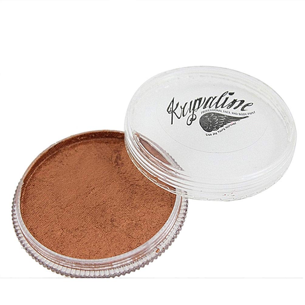 Kryvaline Face and body Paint Metallic Colors 30g Copper - Kryvaline Body Art Makeup | Glitter Tattoos, Face & Body Paint, Design - Kryvaline Body Art Makeup