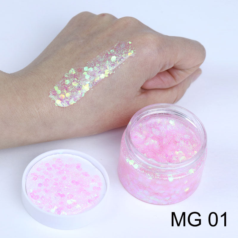 Glitter Gels MG01 40ml - Kryvaline Body Art Makeup | Glitter Tattoos, Face & Body Paint, Design - Kryvaline Body Art Makeup