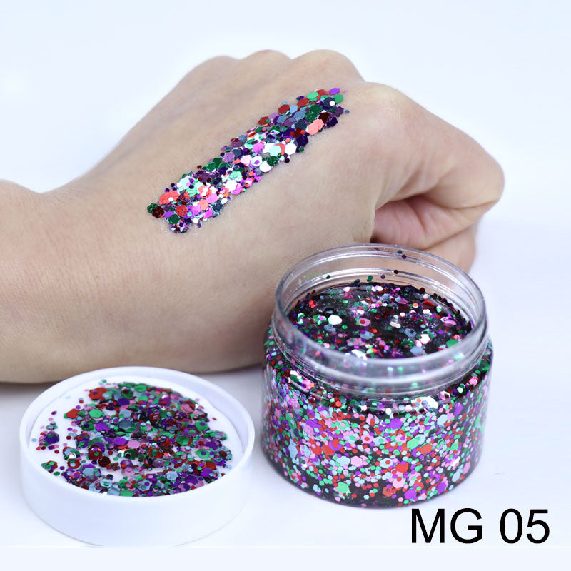 Glitter Gels MG05 40ml - Kryvaline Body Art Makeup | Glitter Tattoos, Face & Body Paint, Design - Kryvaline Body Art Makeup