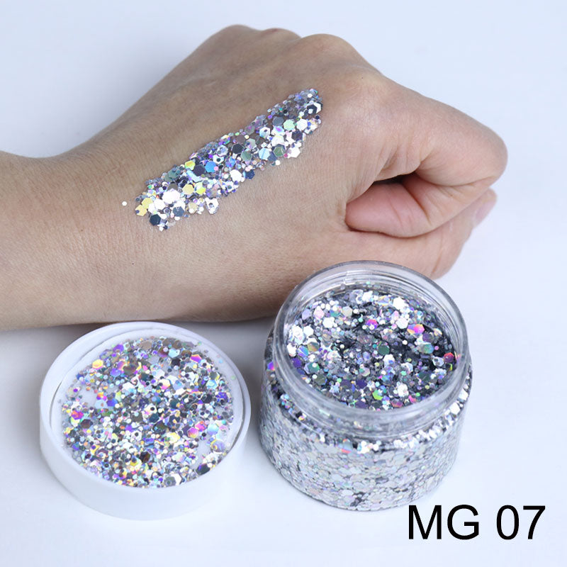 Glitter Gels MG07 40ml - Kryvaline Body Art Makeup | Glitter Tattoos, Face & Body Paint, Design - Kryvaline Body Art Makeup