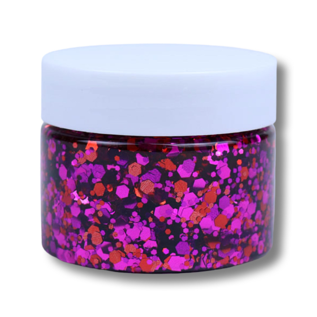 Glitter Gels MG09 40ml - Kryvaline Body Art Makeup | Glitter Tattoos, Face & Body Paint, Design - Kryvaline Body Art Makeup