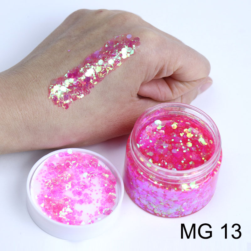 Glitter Gels MG13 40ml - Kryvaline Body Art Makeup | Glitter Tattoos, Face & Body Paint, Design - Kryvaline Body Art Makeup