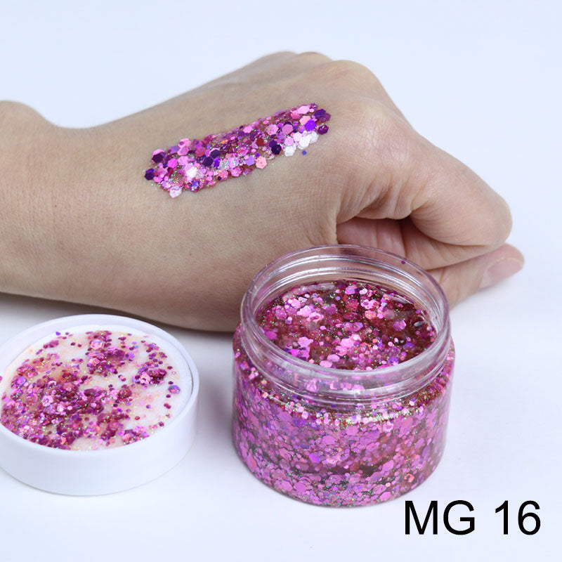 Glitter Gels MG16 40ml - Kryvaline Body Art Makeup | Glitter Tattoos, Face & Body Paint, Design - Kryvaline Body Art Makeup