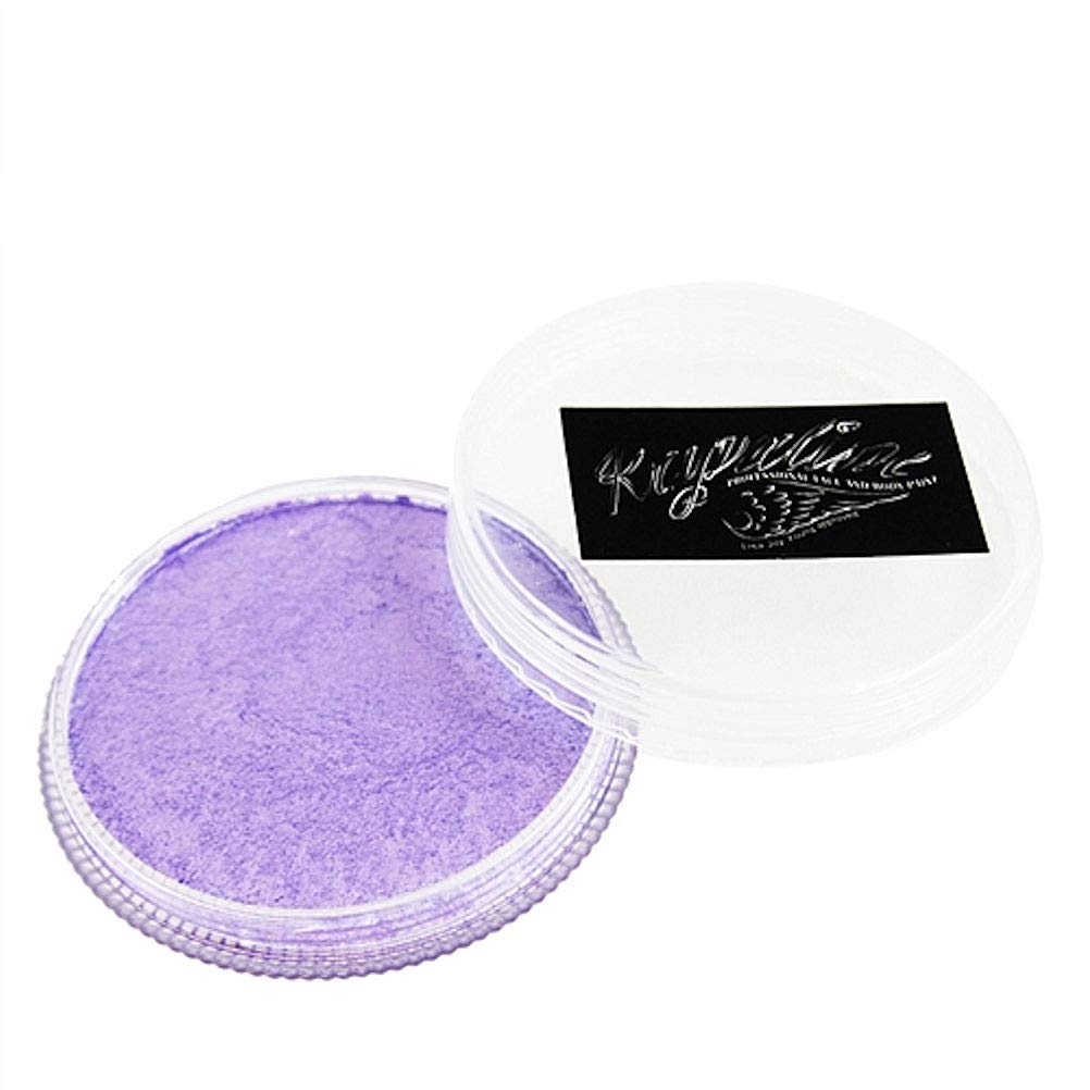 Kryvaline Face and body Paint Pearly Colors 30g Light Purple - Kryvaline Body Art Makeup | Glitter Tattoos, Face & Body Paint, Design - Kryvaline Body Art Makeup