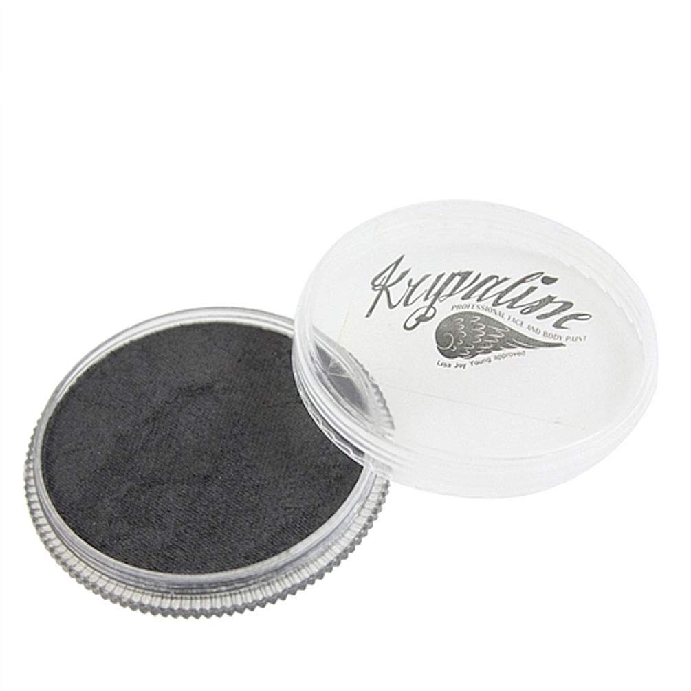 Regular Essential Colors 30g Black - Kryvaline Body Art Makeup | Glitter Tattoos, Face & Body Paint, Design - Kryvaline Body Art Makeup