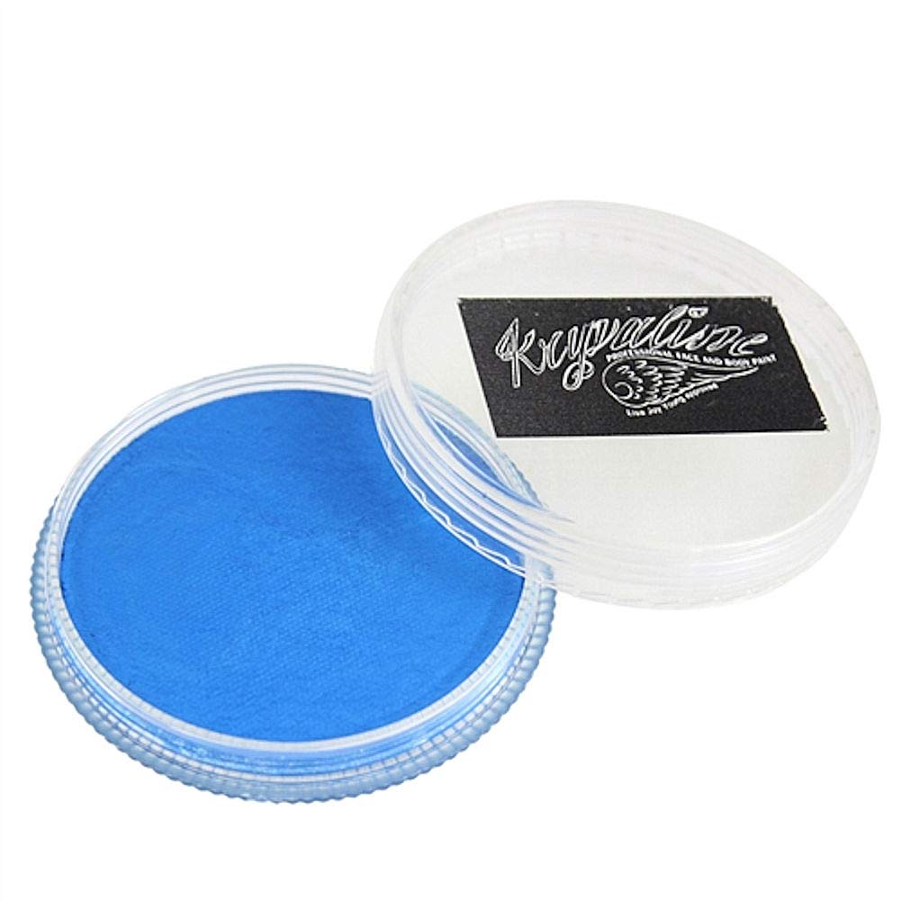 Kryvaline Face and body Paint Pearly Colors 30g Bright Blue - Kryvaline Body Art Makeup | Glitter Tattoos, Face & Body Paint, Design - Kryvaline Body Art Makeup