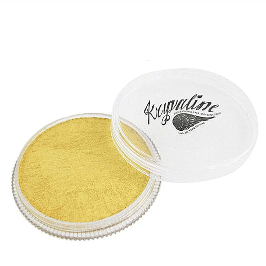 Kryvaline Face and body Paint Metallic Colors 30g Gold - Kryvaline Body Art Makeup | Glitter Tattoos, Face & Body Paint, Design - Kryvaline Body Art Makeup