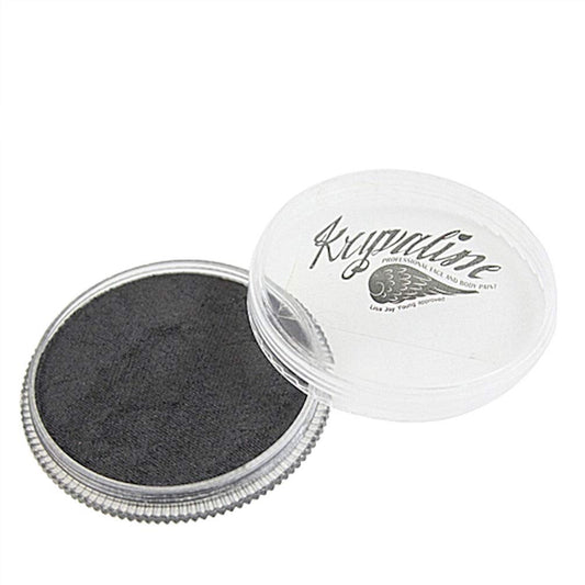 Kryvaline Face and body Paint Metallic Colors 30g Black - Kryvaline Body Art Makeup | Glitter Tattoos, Face & Body Paint, Design - Kryvaline Body Art Makeup