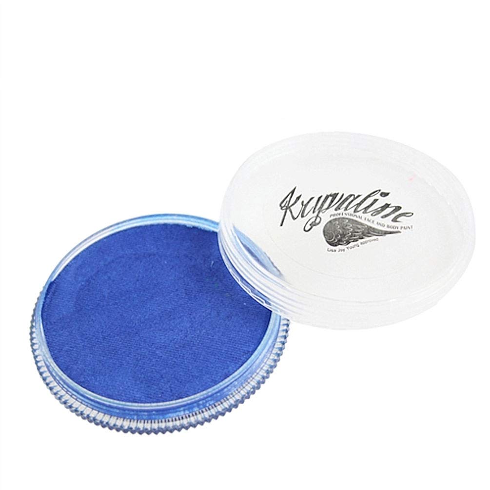 Kryvaline Face and body Paint Metallic Colors 30g Blue - Kryvaline Body Art Makeup | Glitter Tattoos, Face & Body Paint, Design - Kryvaline Body Art Makeup