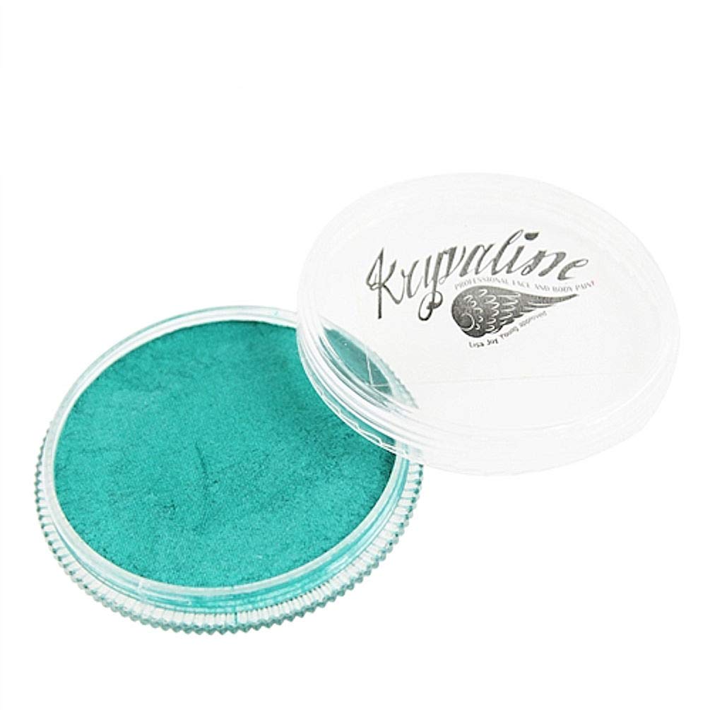 Kryvaline Face and body Paint Metallic Colors 30g Green - Kryvaline Body Art Makeup | Glitter Tattoos, Face & Body Paint, Design - Kryvaline Body Art Makeup