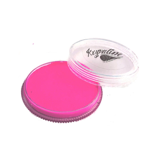 Kryvaline Neon Fluorescent Face and Body Paint 30g Pink - Kryvaline Body Art Makeup | Glitter Tattoos, Face & Body Paint, Design - Kryvaline Body Art Makeup