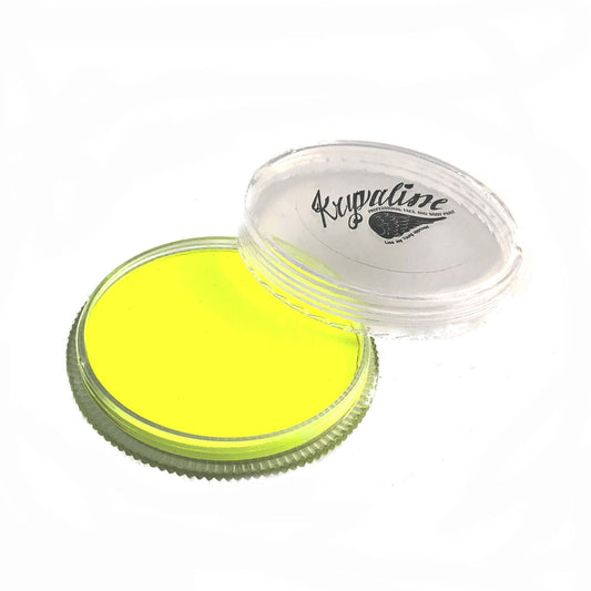 Kryvaline Neon Fluorescent Face and Body Paint 30g Yellow - Kryvaline Body Art Makeup | Glitter Tattoos, Face & Body Paint, Design - Kryvaline Body Art Makeup