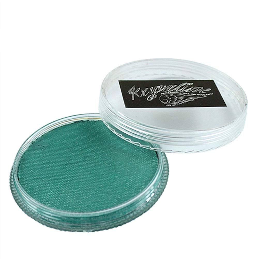 Kryvaline Face and body Paint Pearly Colors 30g Green - Kryvaline Body Art Makeup | Glitter Tattoos, Face & Body Paint, Design - Kryvaline Body Art Makeup